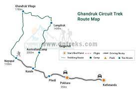 Ghandruk map